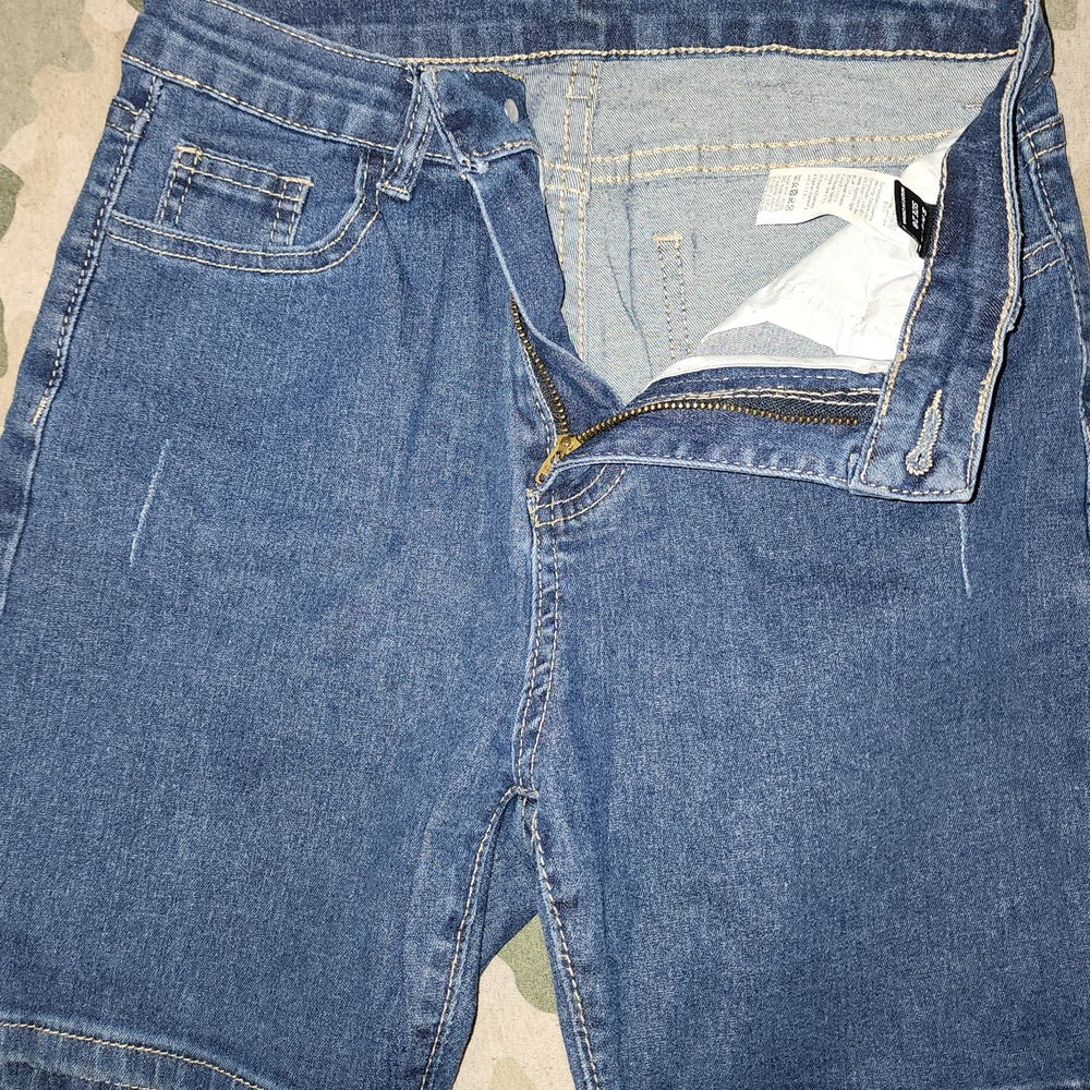 Men's Blue Denim Shorts